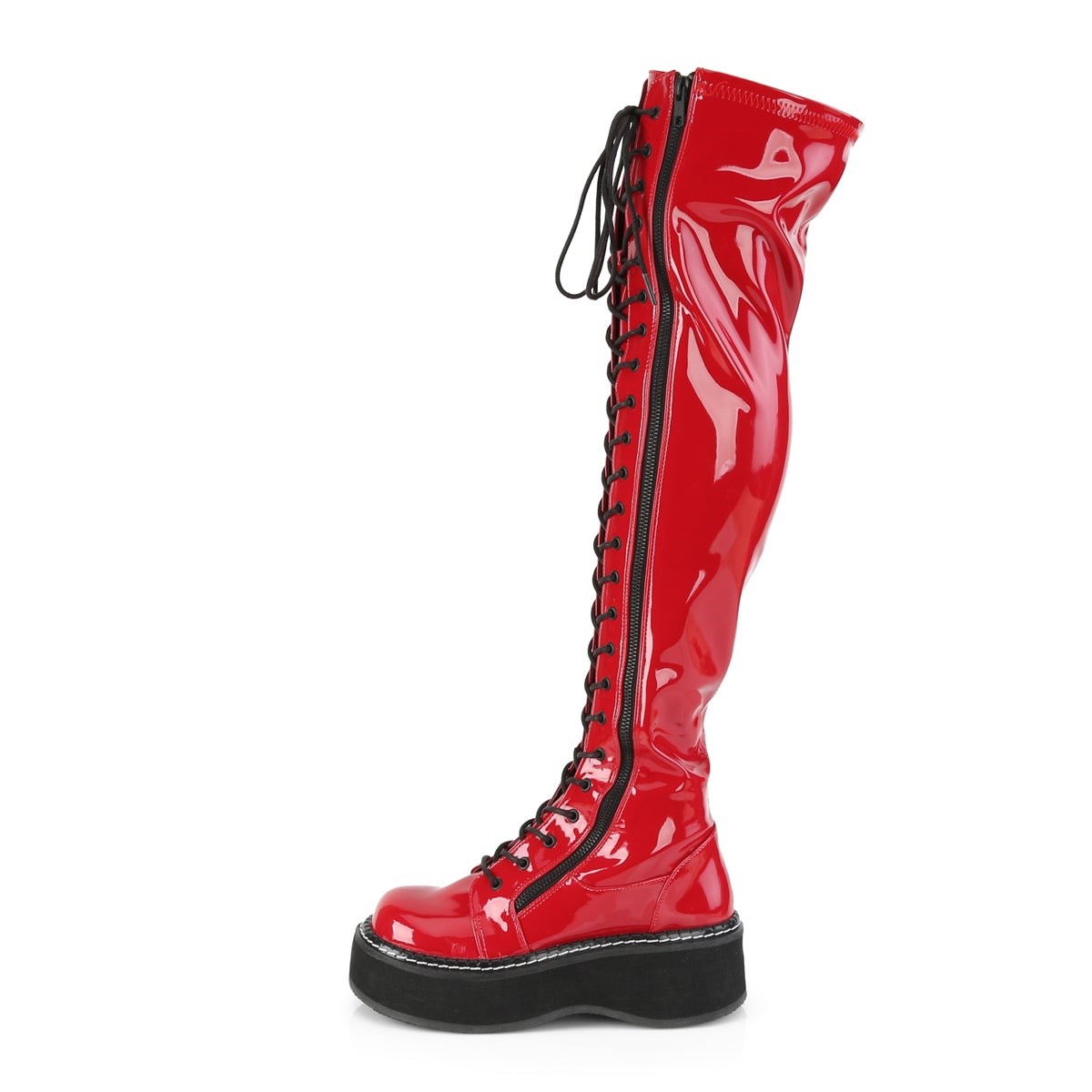 Red Demonia Emily-375 Patent Women's Over-the-knee Boots | 42LQFW