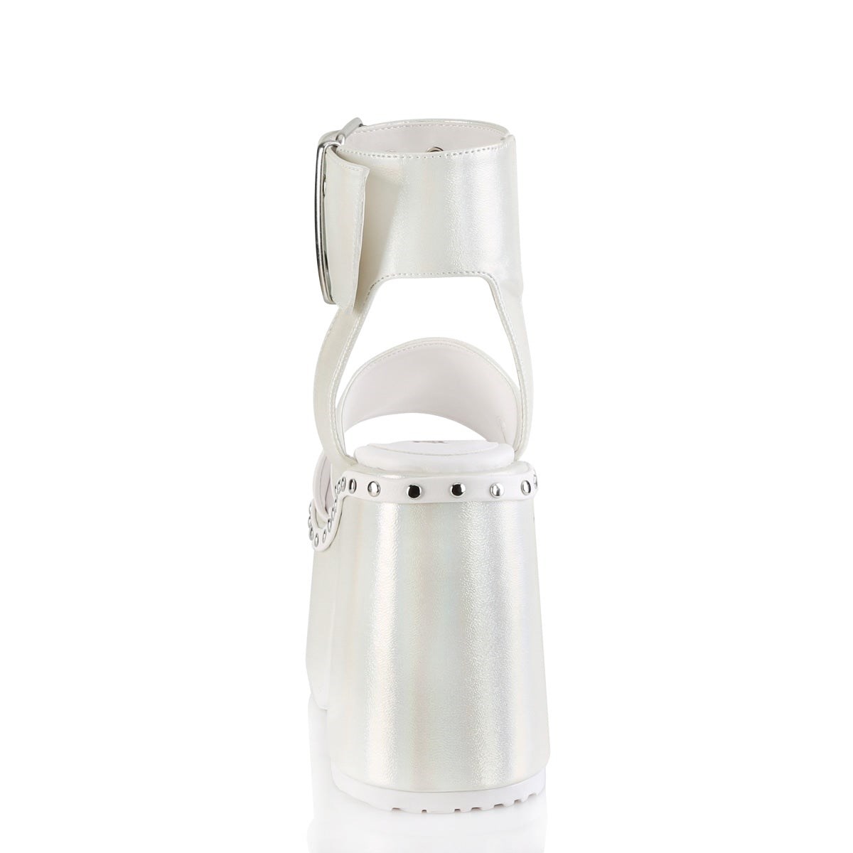 White Demonia Camel-102 Hologram Women's Sandals | 76XJLF