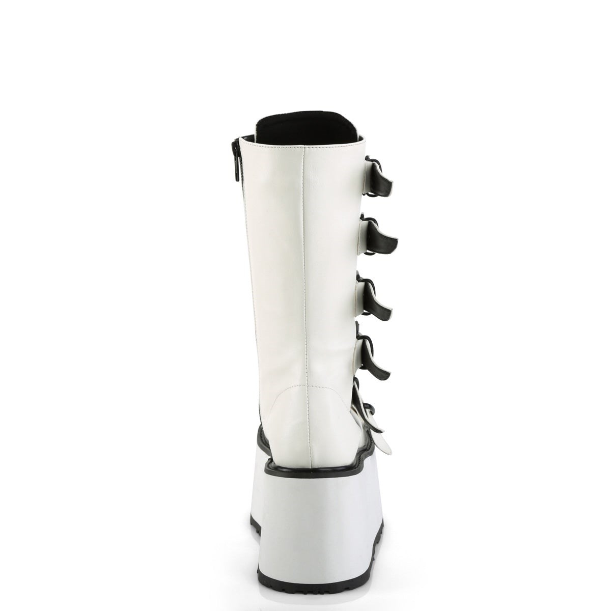 White Demonia Damned-225 Vegan Leather Women's Knee-high Boots | 78VYRC